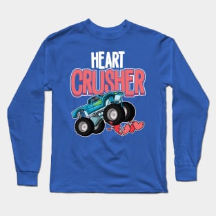 Heart Crusher, Valentines Day Long Sleeve T-Shirt